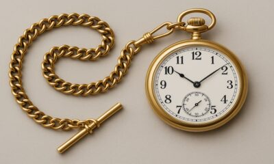 Men's Fob Watch and Chain