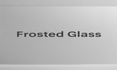 frosted glass