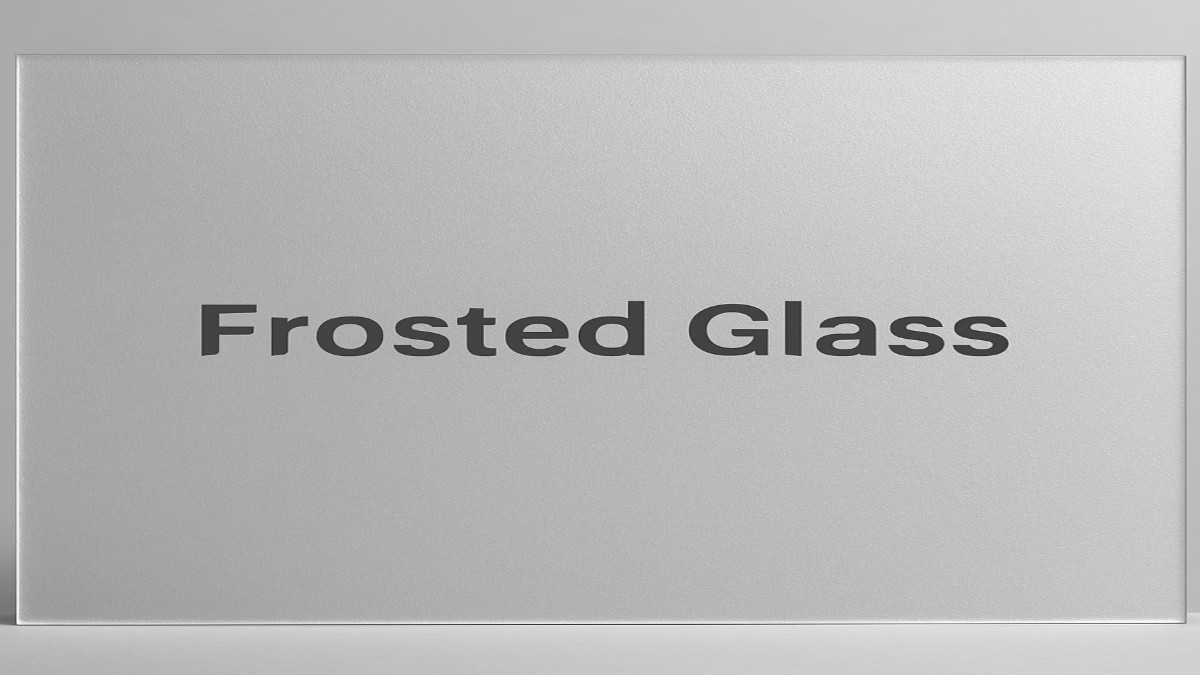 frosted glass