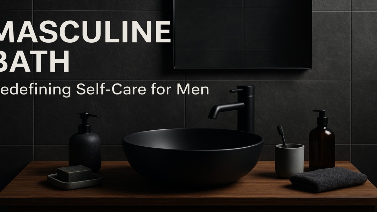 Masculine Bath: Redefining Self-Care for Men