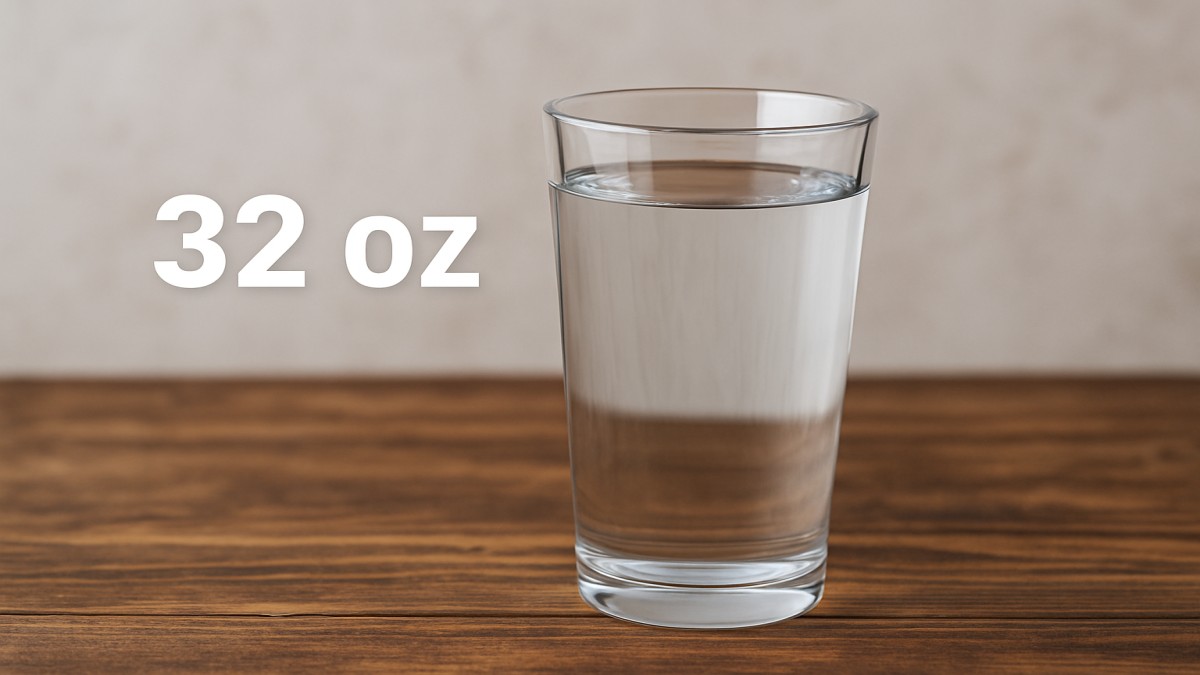 32 oz of Water